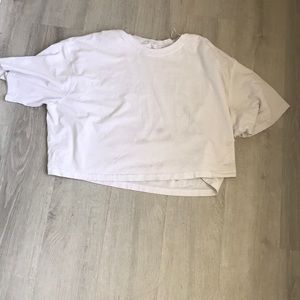 White crop top